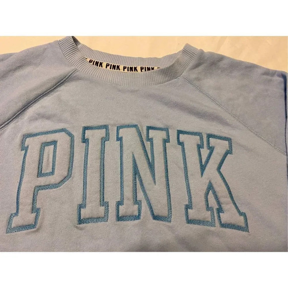 PINK VICTORIA SECRET - BABY BLUE - WOMEN SIZE MEDIUM - Picture 9 of 9